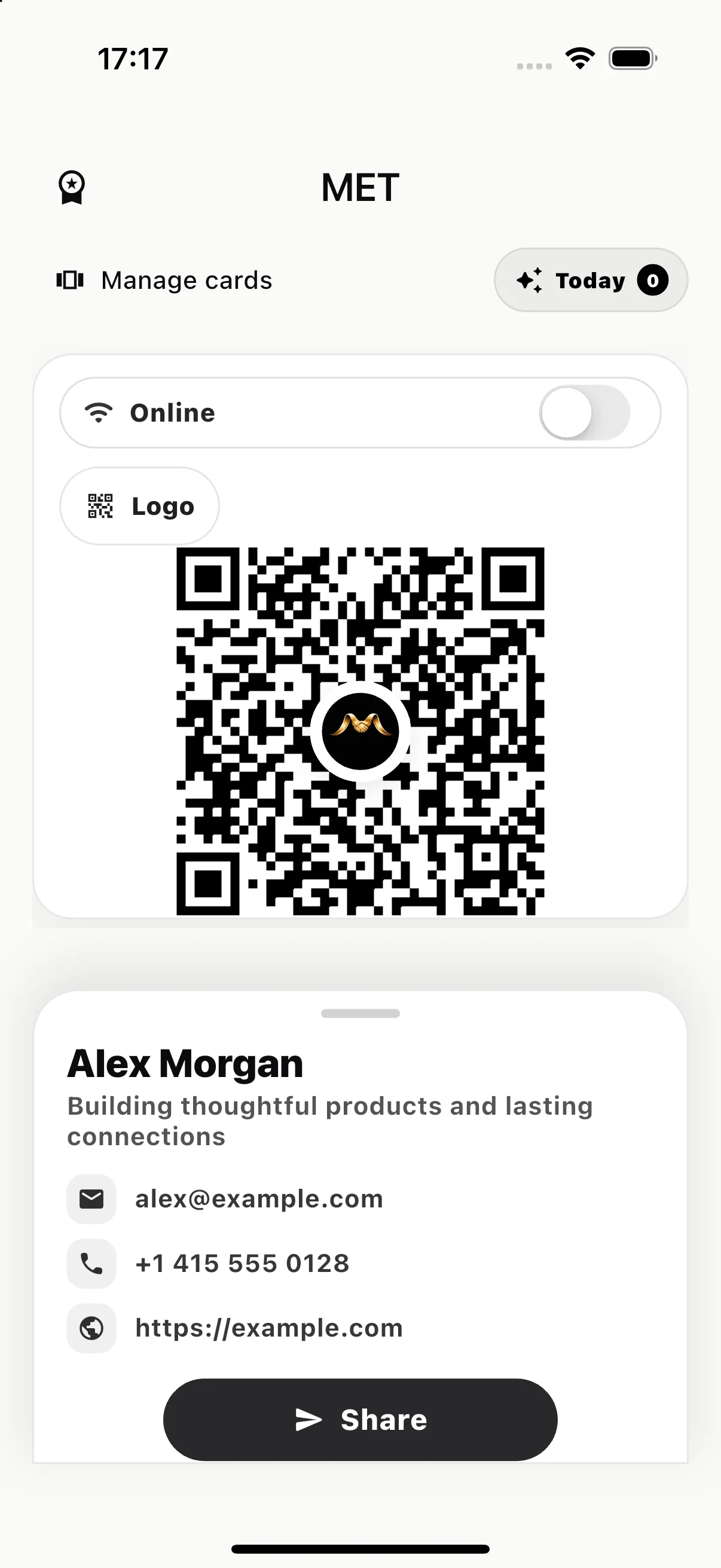 MET sharing tools